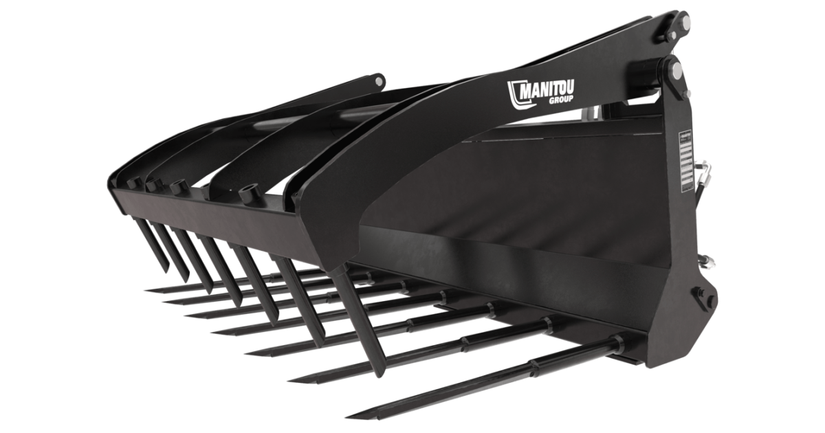 Manitou Manure Fork With Grapple Forks And Grabs Manitou 5954